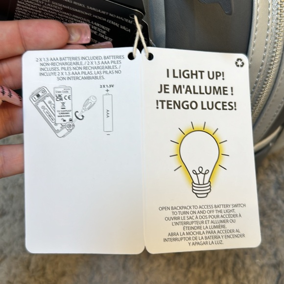 NWT Loungefly Marvel War Machine Light Up Cosplay Mini Backpack - Picture 7 of 7